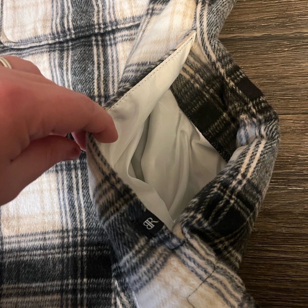 Banana Republic Oversized Plaid Shacket XXL - Picture 3 of 7